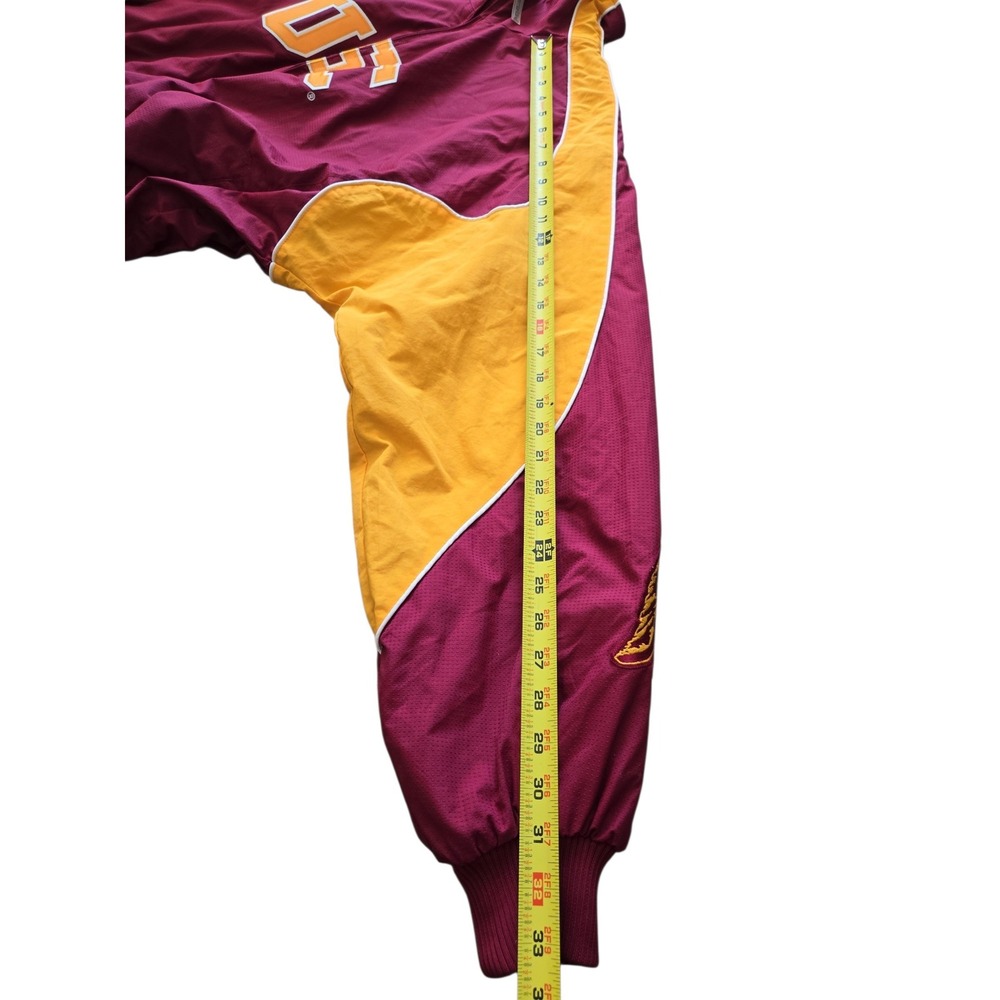 Majestic USC Trojans Bomber Jacket Mens XL Cardinal Gold Full Zip NCAA Vintage - Picture 6 of 16